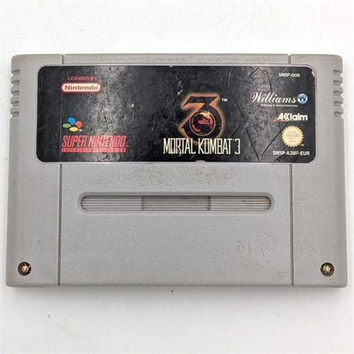 Mortal Kombat 3 - SNES - Cartridge - (EUR) (B Grade) (Genbrug)